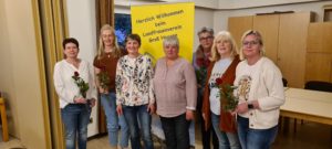 von links: Karin Prein,Birgit Wilmink, Ansprechpartner Irmgard Engling, Christel Vollbrecht, Conny Veltrup- Peters, Gisela Imming, Anke Tappel